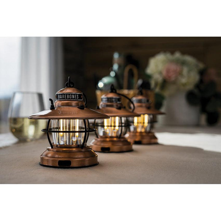 Barebones Living Edison Mini Lantern Copper 3pk - Knives.mx