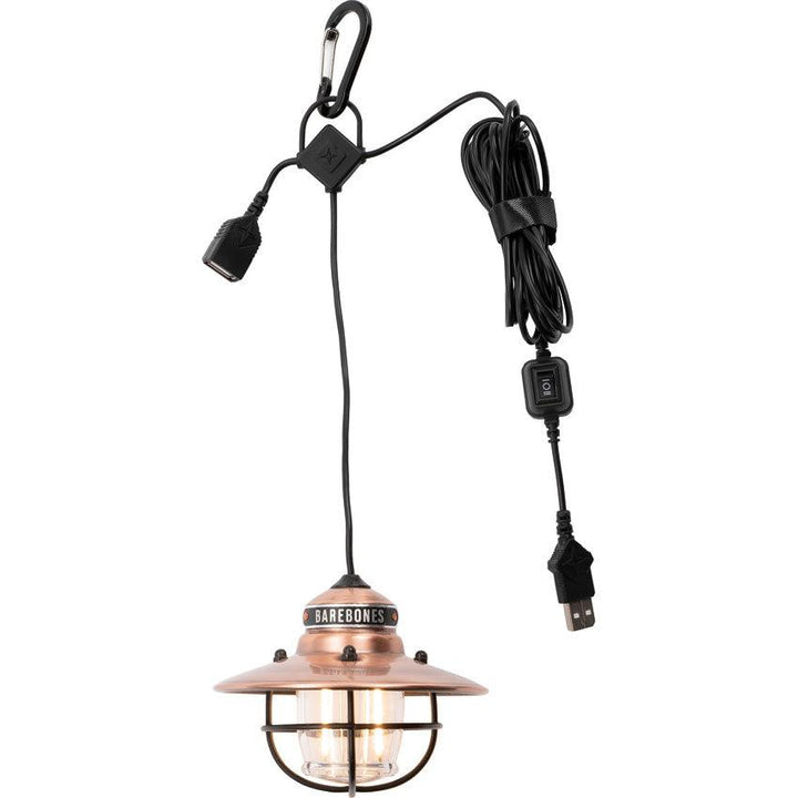 Barebones Living Edison Pendant Light Copper - Knives.mx