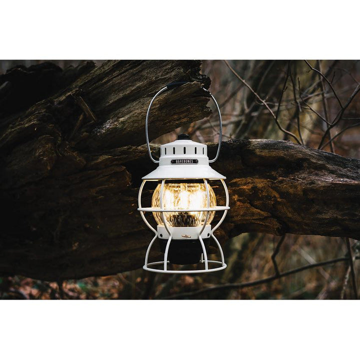 Barebones Living Railroad Lantern Vintage White - Knives.mx