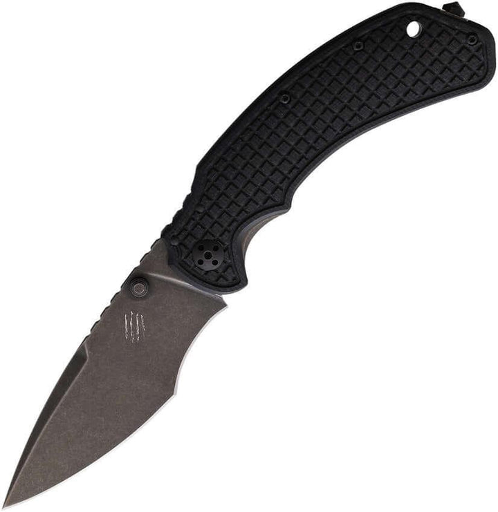 Bastinelli Creations Alpha 1 Framelock Black SW Bohler M390 - Knives.mx