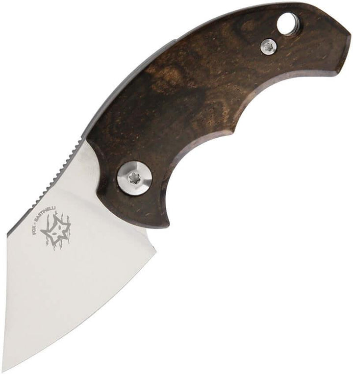 Bastinelli Creations BB Drago Folder Ziricote Wood Bohler N690 - Knives.mx