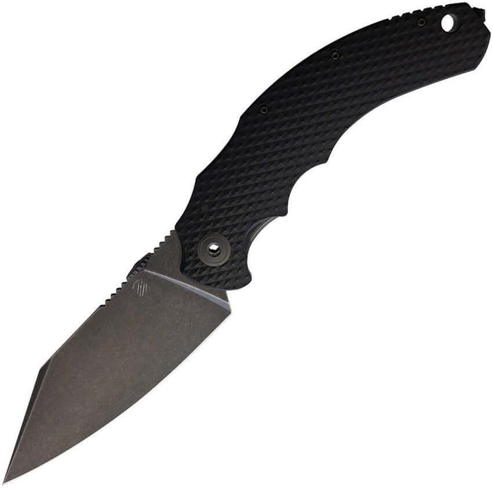 Bastinelli Creations Big Dragotac Framelock Black SW Bohler M390 - Knives.mx
