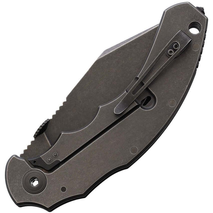 Bastinelli Creations Big Dragotac Framelock Black SW Bohler M390 - Knives.mx