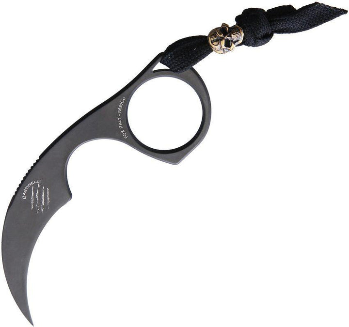 Bastinelli Creations Diagnostic Karambit Black PVD Coated Bohler N690 - Knives.mx