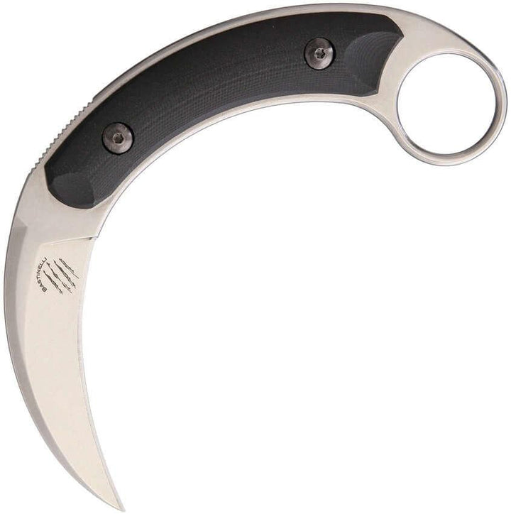 Bastinelli Creations Kalinou Karambit Black G10 SW Bohler N690 - Knives.mx