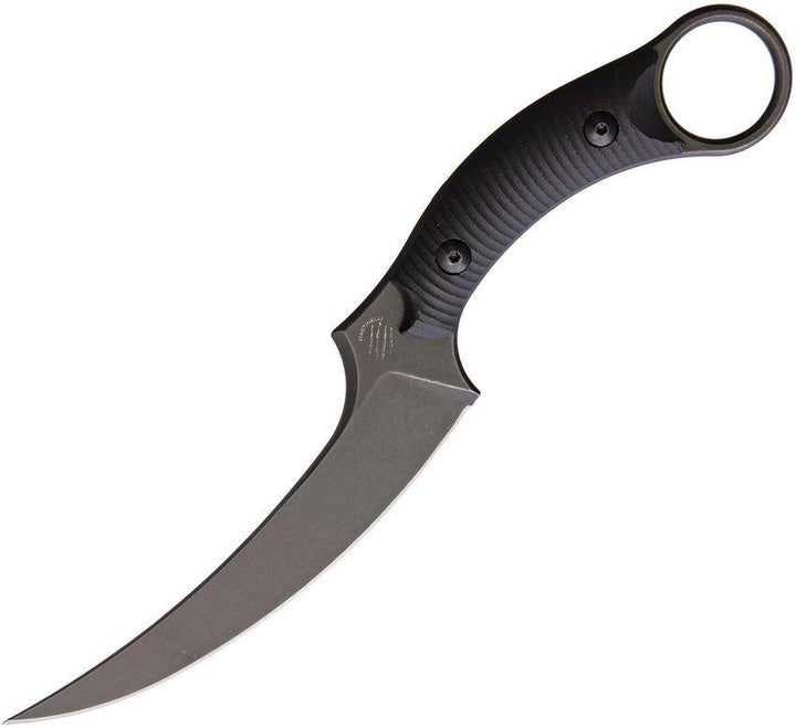 Bastinelli Creations Mako Fixed Blade Black Stonewash N690Co - Knives.mx