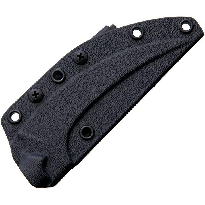 Bastinelli Creations Mako Fixed Blade Custom Sculpted Bronze Skull Black Stonewash Bohler N690 - Knives.mx