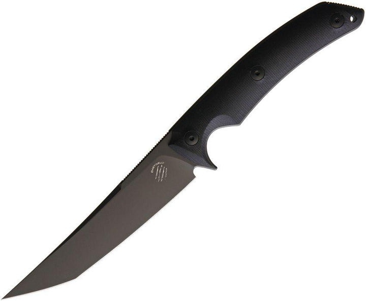 Bastinelli Creations PY Fixed Blade Black G10 PVD Coated Tanto Bohler N690 - Knives.mx