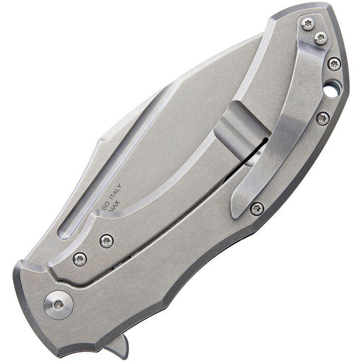 Bastinelli Creations Shadow Framelock Carbon Fiber Stonewash Elmax - Knives.mx