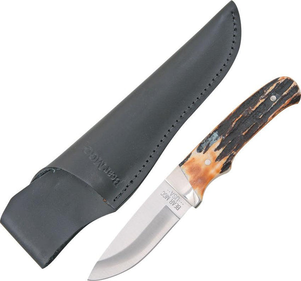 Bear & Son Pro Skinner Genuine India Stag Bone Stainless - Knives.mx