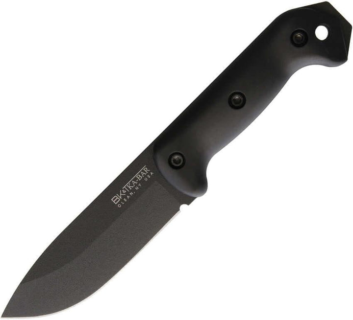 Becker Campanion Black Powder Coated Drop Point 1095HC (GRN Sheath) - Knives.mx