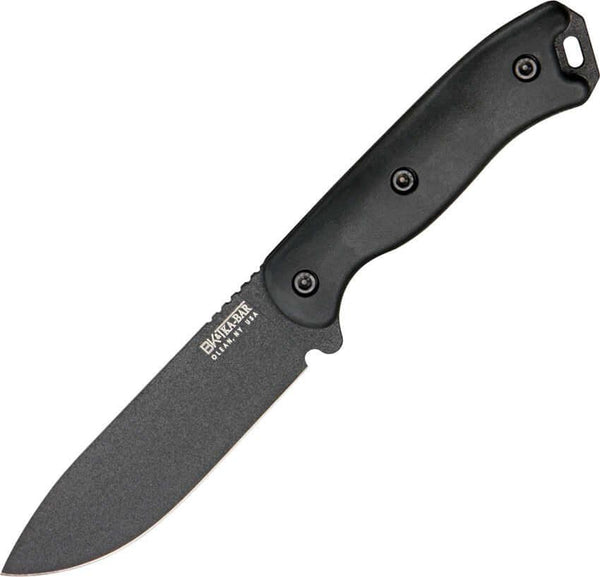 Becker Short Black Zytel Handle Drop Point 1095HC - Knives.mx