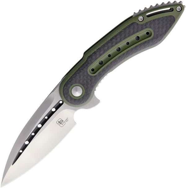 Begg Knives Mini Glimpse Linerlock Green - Knives.mx