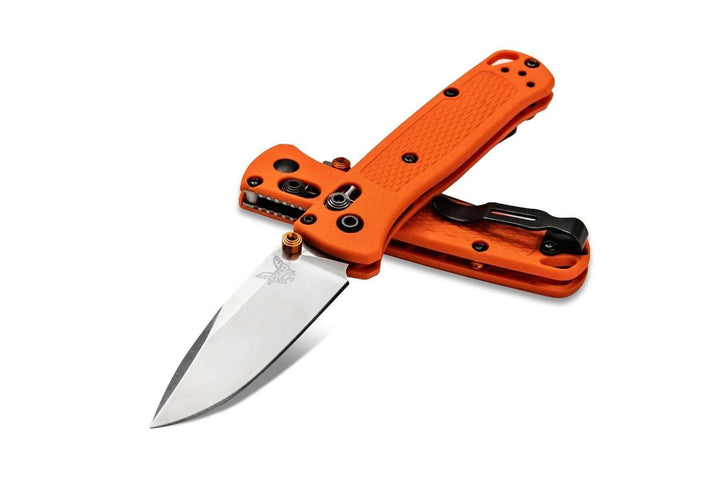 Benchmade 533 Mini Bugout Orange Grivory Satin CPM-S30V - Knives.mx