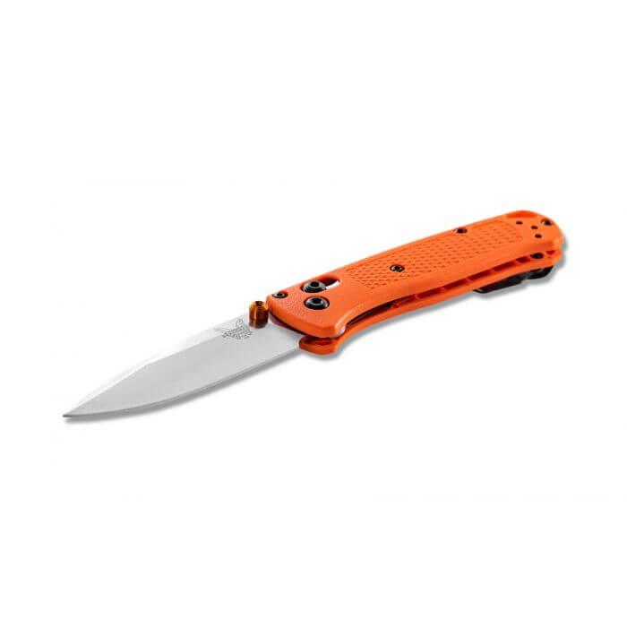 Benchmade 533 Mini Bugout Orange Grivory Satin CPM-S30V - Knives.mx