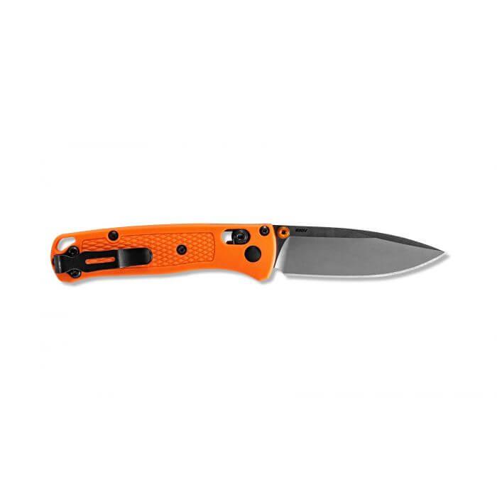 Benchmade 533 Mini Bugout Orange Grivory Satin CPM-S30V - Knives.mx