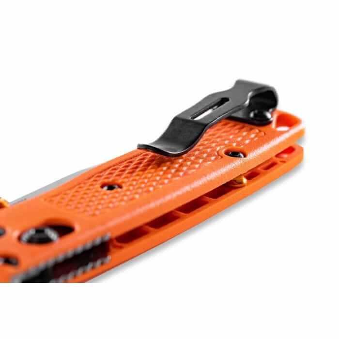 Benchmade 533 Mini Bugout Orange Grivory Satin CPM-S30V - Knives.mx