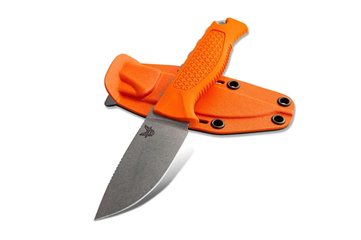 Benchmade Steep Country Fixed Blade Orange Santoprene CPM-S30V - Knives.mx