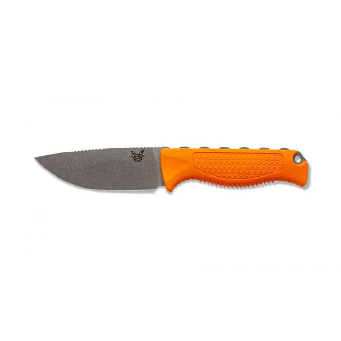 Benchmade Steep Country Fixed Blade Orange Santoprene CPM-S30V - Knives.mx