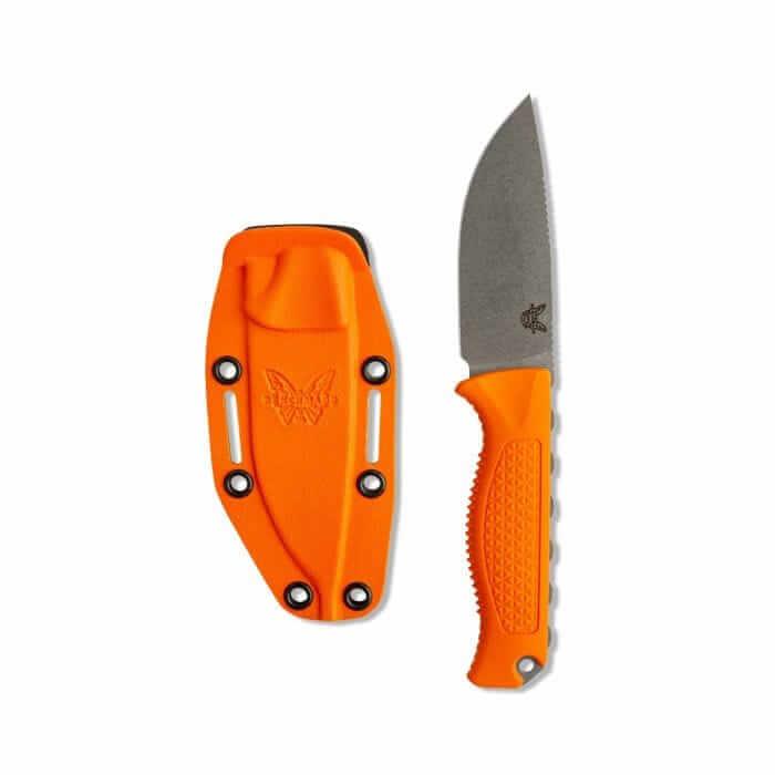 Benchmade Steep Country Fixed Blade Orange Santoprene CPM-S30V - Knives.mx