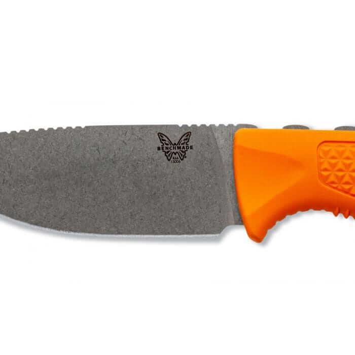 Benchmade Steep Country Fixed Blade Orange Santoprene CPM-S30V - Knives.mx