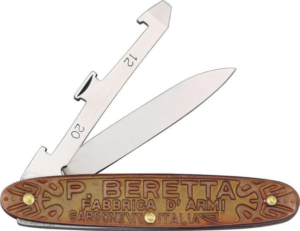 Beretta Coltello Folder Sculpted Bronze - Knives.mx