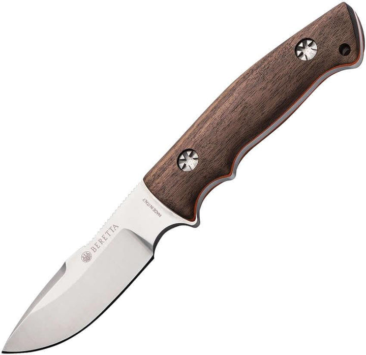 Beretta Eland Fixed Blade Walnut Satin 440 Stainless - Knives.mx