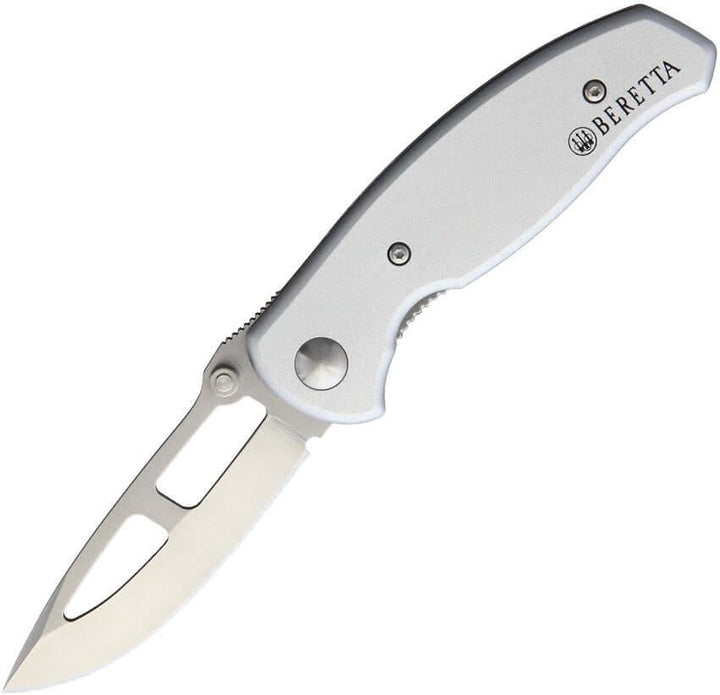 Beretta Small Airlight 3 Linerlock Silver Aluminum - Knives.mx