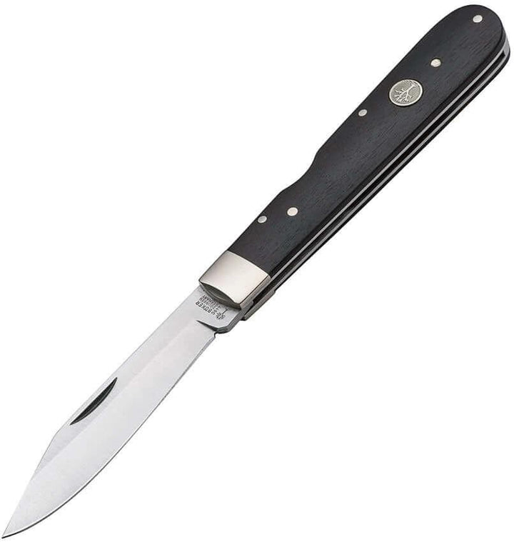 Boker 1906 Lockback Ebony Wood 440C - Knives.mx