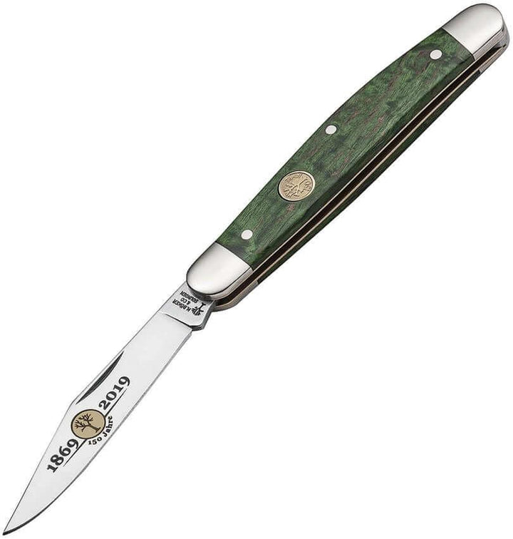 Boker Anniversary Stockman Green curly Birch - Knives.mx