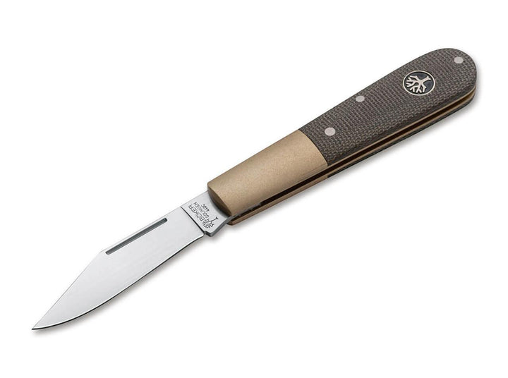 Boker Barlow Expedition Brown Micarta Satin 440C - Knives.mx