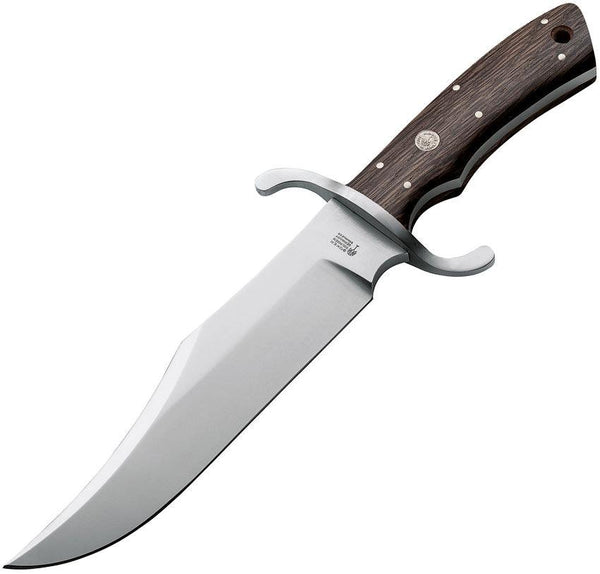 Boker Bowie Oak Wood Satin Bohler N690 - Knives.mx