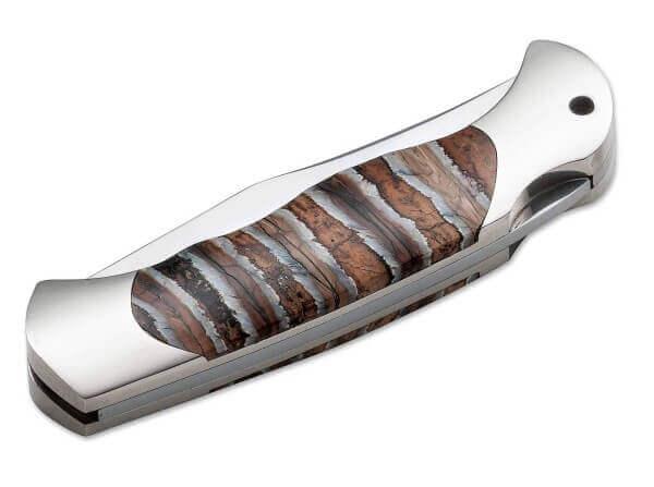 Boker Boy Scout Mammoth Tooth Handle Satin Bohler N690 - Knives.mx