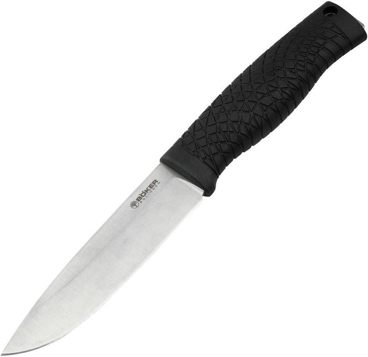 Boker Bronco Fixed Blade Black TPE Satin CPM-3V - Knives.mx