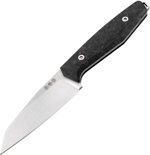 Boker Daily Knives AK1 Fixed Blade Shredded Carbon Fiber Satin RWL-34 - Knives.mx