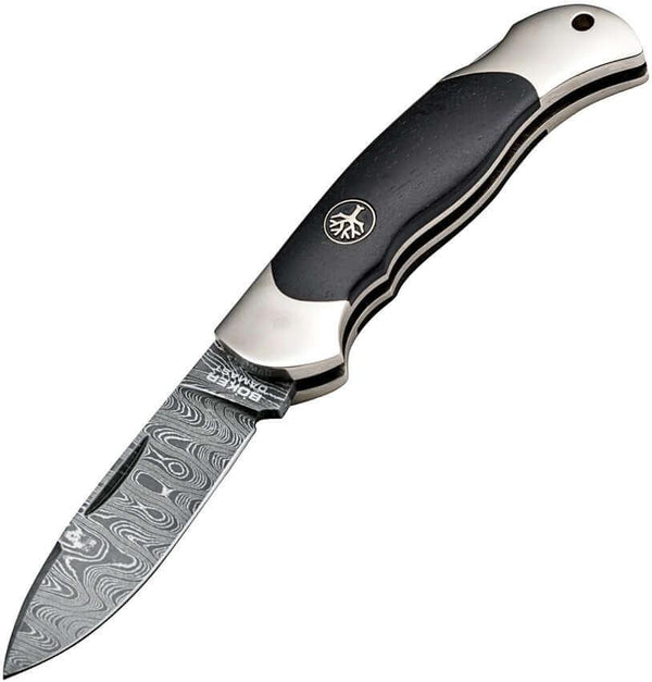 Boker Junior Scout Lockback Ironwood Damascus Steel - Knives.mx