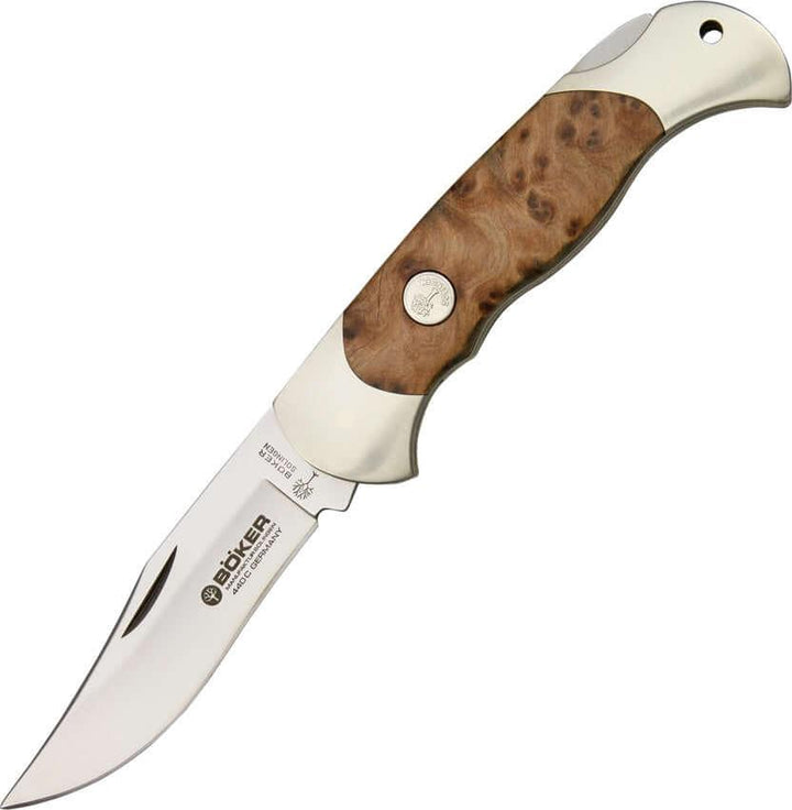 Boker Lockback Thuya Wood 440C - Knives.mx