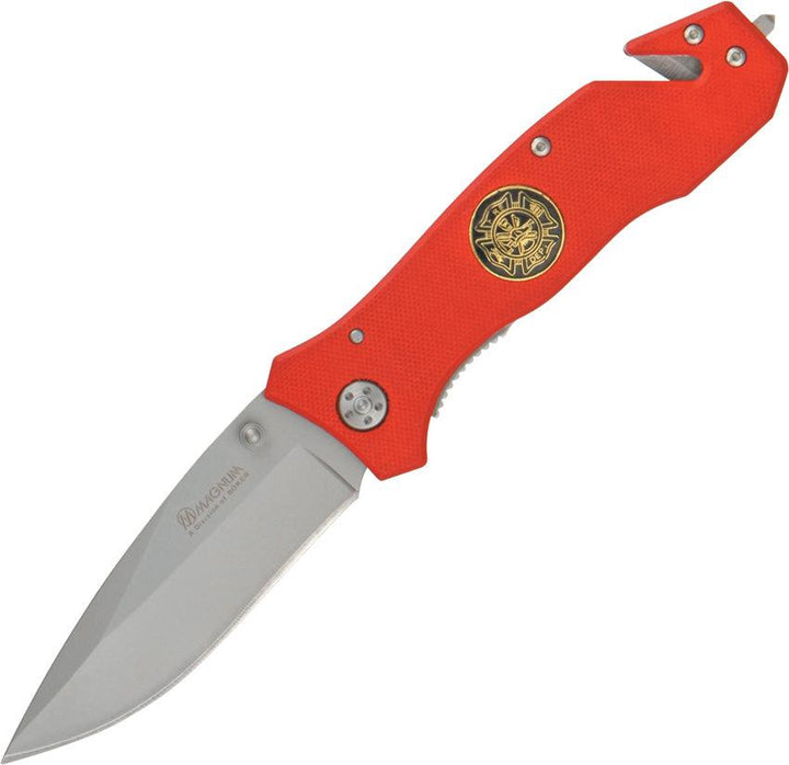 Boker Magnum Fire Dept Linerlock 440 stainless - Knives.mx