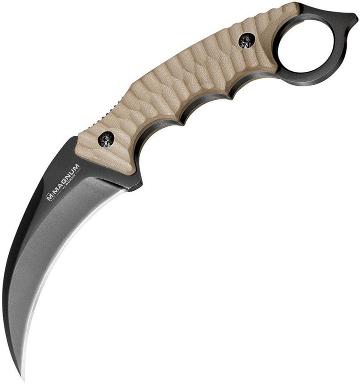 Boker Magnum Spike Karambit Tan G10 Black 440A - Knives.mx