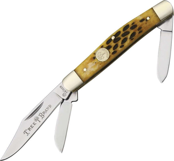 Boker Medium Stockman Brown Bone - Knives.mx