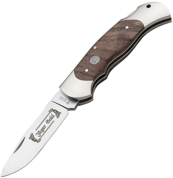 Boker Optima Jager Gold Lockback 440C - Knives.mx