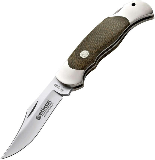 Boker Optima Lockback Green Micarta 440C - Knives.mx