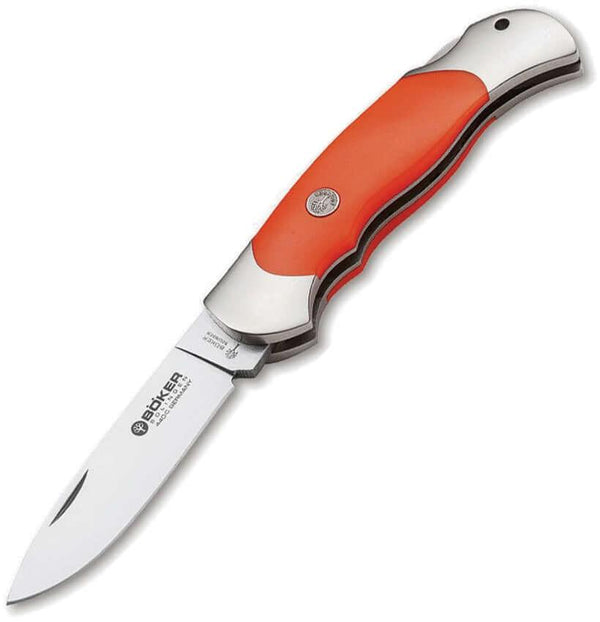 Boker Optima Night Hunter Lockback Orange 4034 - Knives.mx