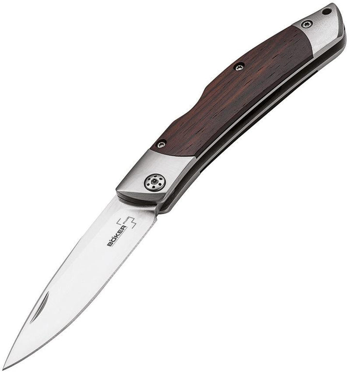 Boker Plus Caballero Lockback Cocobolo Wood Satin D2 - Knives.mx