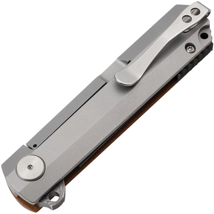Boker Plus Cataclyst Flipjoint Brown Canvas Micarta w Stainless Back Damascus - Knives.mx