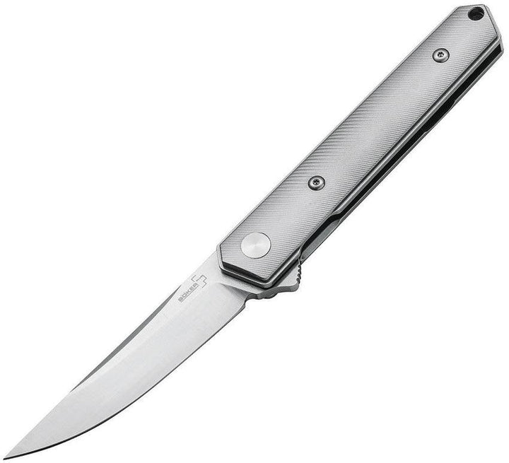 Boker Plus Kwaiken Mini Linerlock Gray Titanium Satin D2 - Knives.mx