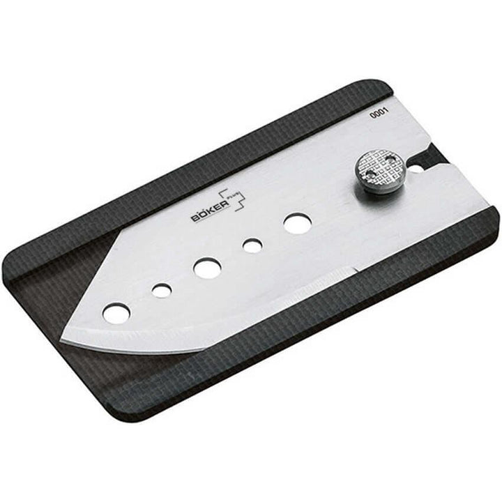 Boker Plus Slyde-R Button Lock Black G10 440C - Knives.mx