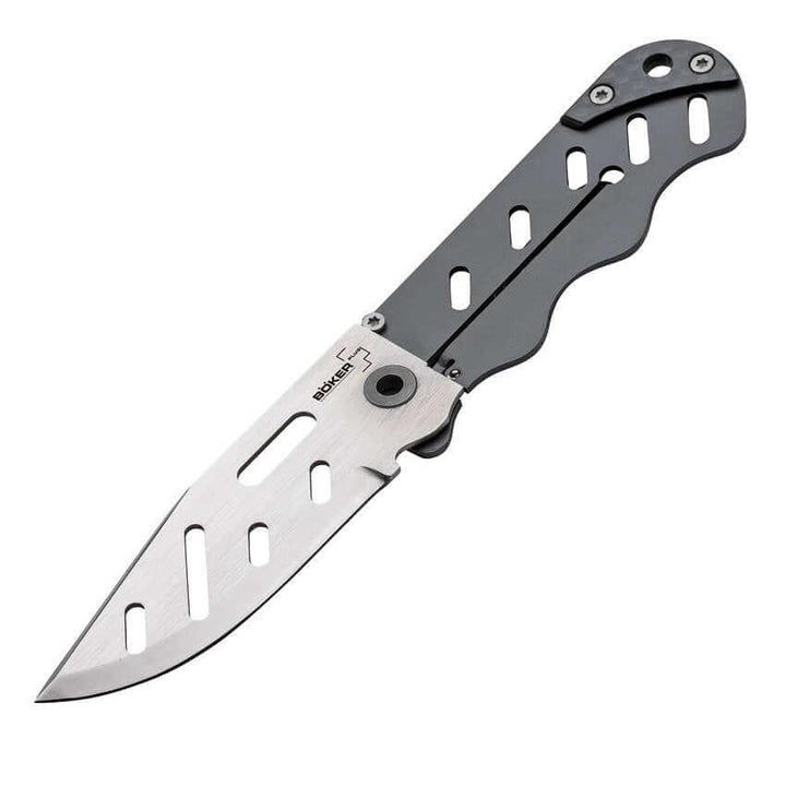 Boker Plus Stowaway Framelock Gray Titanium 440C - Knives.mx