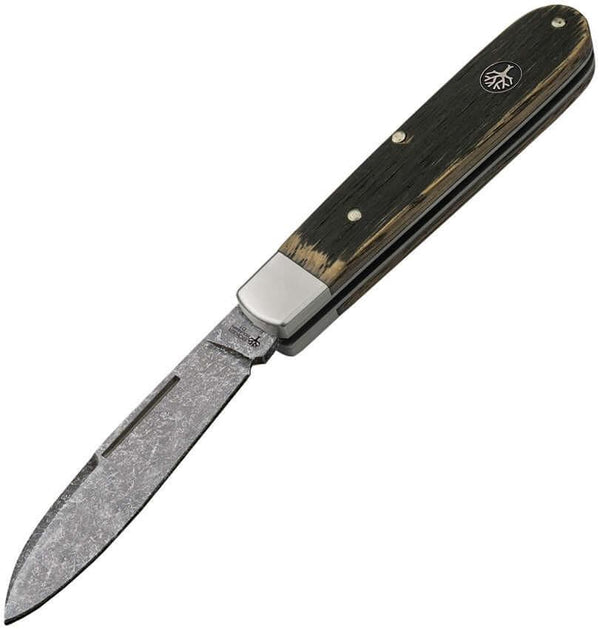 Boker Schloss Burg Barlow Prime Black SW O1 Steel Spear Blade - Knives.mx