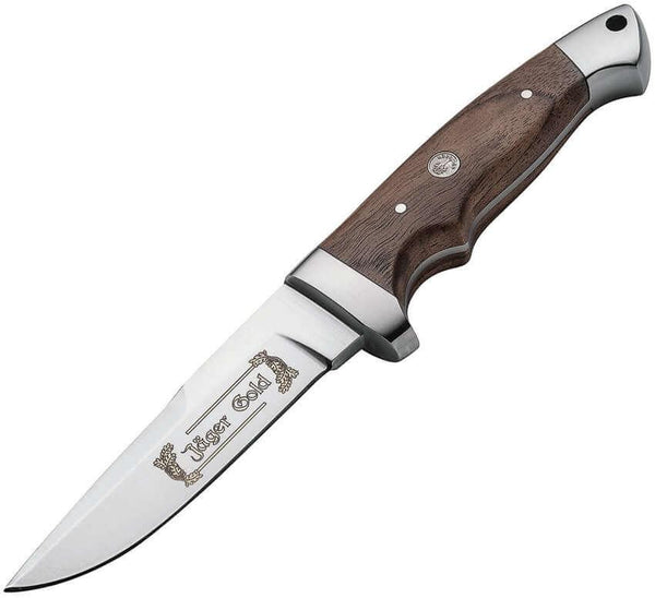 Boker Vollintegral Jager Gold Walnut 440C - Knives.mx